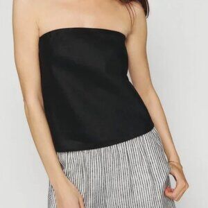 Reformation Spritz Linen Top